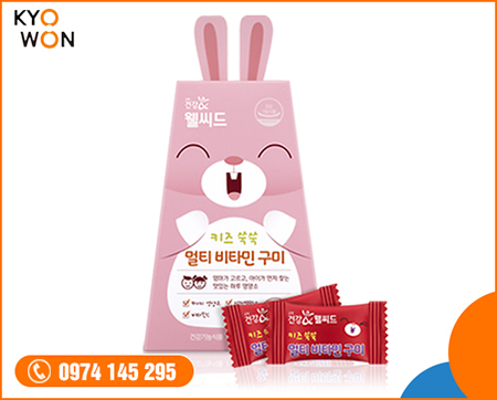 Kẹo vitamin trẻ em - Hồng Sâm Kyowon Giá Tốt